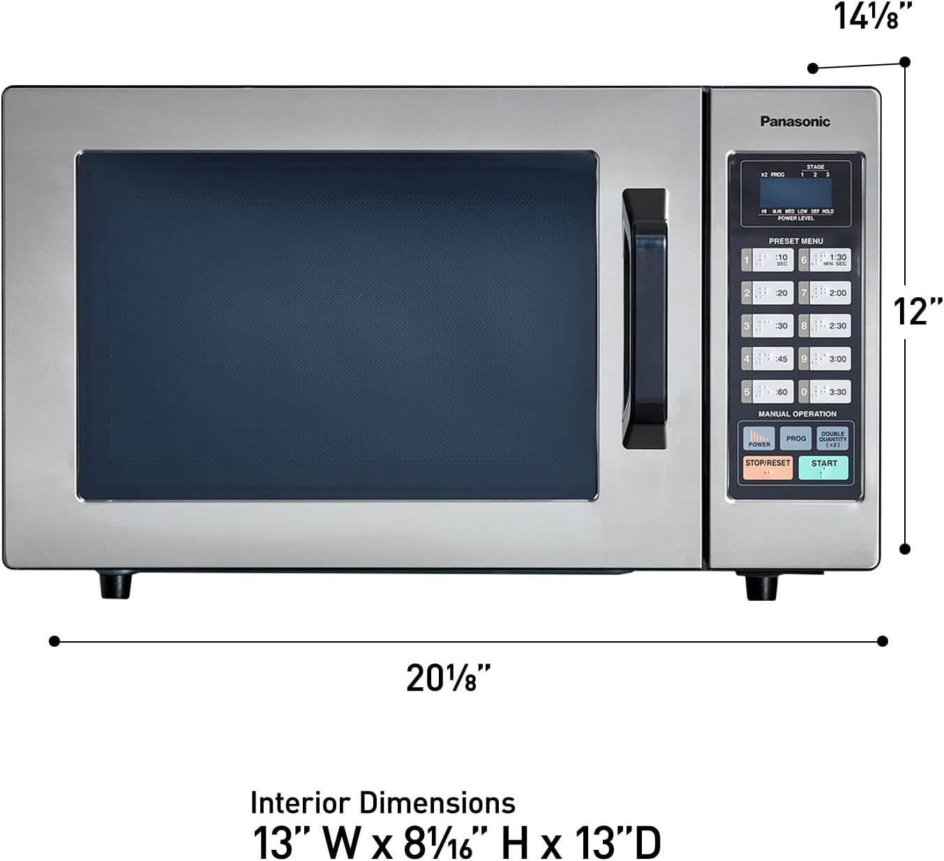 Panasonic Consumer NE1054F 1000 Watt Commercial Microwave Oven - Image 4